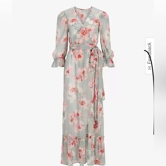 Express Sheer Floral Wrap Sz M/large. Excellent Condition, Never Worn - Picture 1 of 8